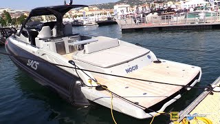 2022 Sacs Rebel 40 Motor Boat  Walkaround Tour  2021 Cannes Yachting Festival [upl. by Asilram]