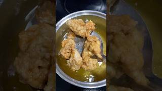 Dredged Deep Fried Battered Chicken Pieces youtubeshorts shortvideo [upl. by Aysan]