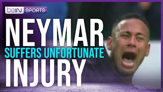 Neymar suffers unfortunate injury [upl. by Erodisi]