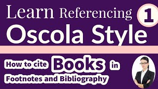 How to cite Books in Oscola Style Referencing  Oscola Guide Part 1  UK LLM UK LLB Bar exam GDL [upl. by Yurik632]