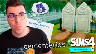 Actualizando los CEMENTERIOS de mis partidas con Los Sims 4 Vida y Más Allá 🙏🏼✨ [upl. by Hawley222]