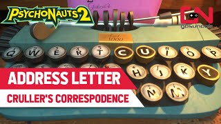 How to Address The Lost Letter  Psychonauts 2 Crullers Correspodence What to Write on a Typewriter [upl. by Cassaundra]