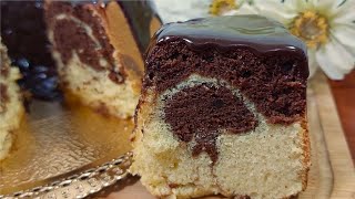 🛑 Torta Marmoleada de NARANJA Y CHOCOLATE [upl. by Aivatnuahs469]