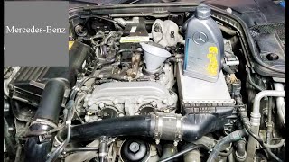 How to Change Engine Oil in MercedesBenz C300 W205 W206 and E300 W213 [upl. by Nashoma]