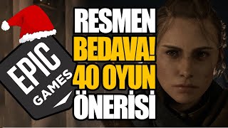 EPİC GAMES YILBAŞI İNDİRİMLERİ  OYUN TAVSİYELERİ [upl. by Uot453]