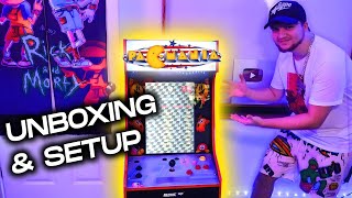 Arcade1Up PAC Mania Deluxe Unboxing amp Setup [upl. by Lekzehcey43]