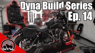 Harley Dyna Build Series Ep 14  Quick Detach Sissy Bar amp Cycle Visions Curved Plate Mount [upl. by Whitney912]