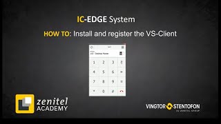 IC EDGE How to set up the VSClient [upl. by Chuch]