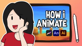 How I Animate My Stories  Procreate amp Adobe Animate [upl. by Derwood]