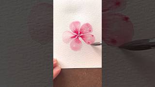 Paint a Beautiful FLOWER in 10 second ❤️ [upl. by Copeland]