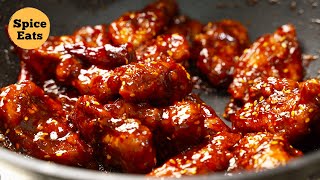 KOREAN FRIED CHICKEN  SWEET AND SPICY KOREAN FRIED CHICKEN  YANGNYEOM CHICKEN [upl. by Elwaine597]