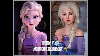 Frozen I❄️Characters In Real Life✨Freezing Frozen 💙 [upl. by Nodyroc320]