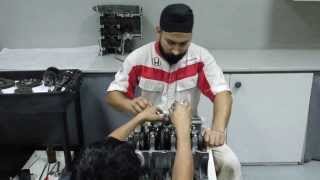 GOLDWING ENGINE ASSEMBLY PART 1 [upl. by Koffman]