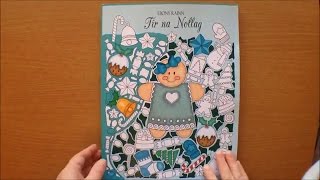 Tir na Nollag by Ebony Rainn Country Christmas colouring Book Flip through [upl. by Jeanette416]