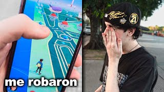 Juego Pokemon GO y me ROBAN [upl. by Asiaj]