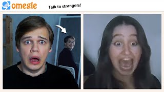 My reflection scares people ON OMEGLE [upl. by Quintina]