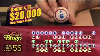 Kinsmen Jackpot Bingo December 29 2018 [upl. by Anehsak]