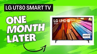 LG UT80 Smart TV One Month Later TV Review [upl. by Esilanna]