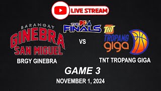 LIVE NOW BRGY GINEBRA vs TNT TROPANG GIGA  PBA FINALS  November 1 2024  NBA2K24 Simulation Only [upl. by Anelad235]