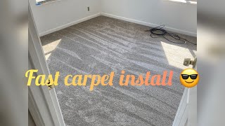 Fast carpet install [upl. by Tito]