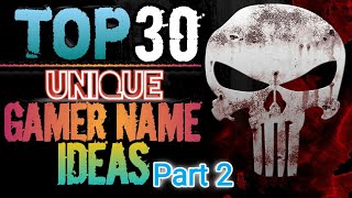 Top 30 Unique Gamer Name Ideas  Cool amp Unique names for FREEFIRE and pubg  AxomGamer [upl. by Mayce]