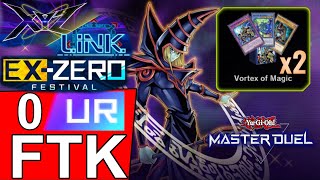 0 UR FTK in ExZero amp Xyz Link Festival w 2 Dark Magician Structure Decks  YuGiOh Master Duel [upl. by Ffirahs]