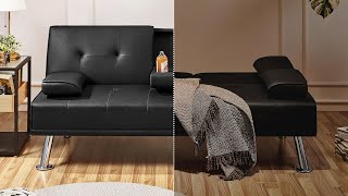 Yaheetech Convertible Sofa Bed Buying Guide [upl. by Eyeleen]