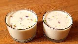 Healthy Badam pisin payasam with Coconut MilkNo cooking recipeRK KITCHEN [upl. by Snider945]