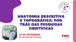 LIVE  ANATOMIA DESCRITIVA E TOPOGRÁFICA [upl. by Abbottson699]