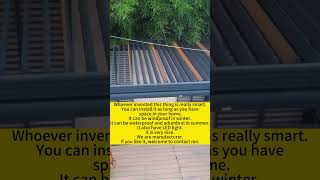 Motorised Outdoor Gazebo Modern Aluminium Louvre Roof Bioclimatic Pergola for Sunshade [upl. by Iamhaj]