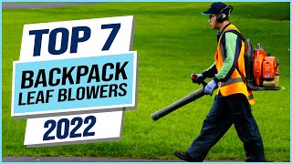 Top 7 Best Backpack Leaf Blowers 2023 [upl. by Basilio872]