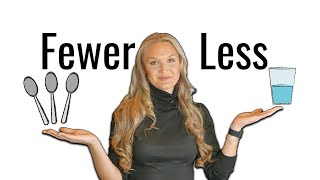 Fewer vs Less SAT Vocabulary sat writing and language [upl. by Forelli]