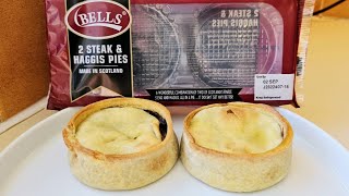 2 STEAK amp HAGGIS Pies Review [upl. by Akenit]