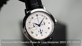 Raymond Weil Maestro Phase de Lune Semainier 2859STC00659 [upl. by Ttoile598]