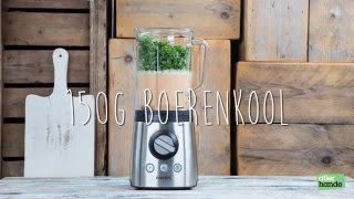 Banaanboerenkoollimoensmoothie maken – Allerhande [upl. by Hgielrac]