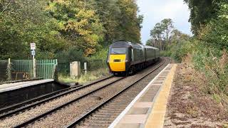 TRAINSPOTTING  GWR Class 43 HST Castle Set 43093 quotBerkeley Castlequot amp 43189 quotLaunceston Castlequot [upl. by Olrak]