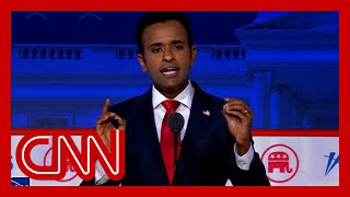 Dana Bash presses Vivek Ramaswamy on his Ukraine comments from debate [upl. by Uzial]