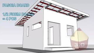 SHED ROOF  DESIGN AND ESTIMATE in TUBULAR RAFTER I 50m x 50m [upl. by Hsaka]