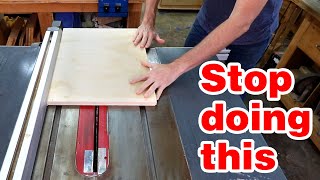 6 common things you might be doing wrong with your table saw [upl. by Abran638]