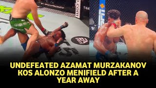 UFC Abu Dhabi Results Azamat Murzakanov moves to 140 with thunderous KO of Alonzo Menifield [upl. by Anoel]