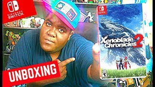 Xenoblade Chronicles 2  Switch Game Unboxing [upl. by Yllime]