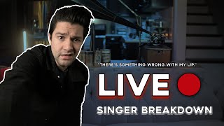 SINGER BREAKDOWN LIVE to Greta Van Fleet Stevie Wonder David Bisbal live reactions [upl. by Dett574]