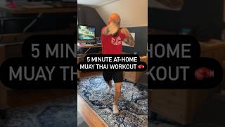 A quick 5 Minute athome Muay Thai workout 👊🥊 muaythaiworkout [upl. by Earlene]