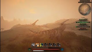 Path of Titans Argentinosaurus herd [upl. by Suhpoelc]