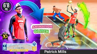 A LEGEND 68 PG pulled up with Patty Mills base🤦🏽‍♂️ ANIMATIONS GLITCH  RIP NBA 2K24 [upl. by Cailean]