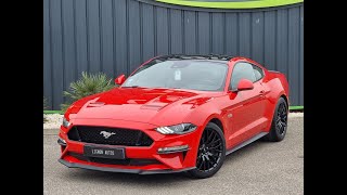 FORD MUSTANG FASTBACK GT 50L V8 450 RED 2018 MALUS INCLUS  Occasion France  LIGNON AUTOMOBILES [upl. by Ylnevaeh808]