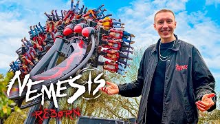 NEMESIS Reborn OPENING Day  Alton Towers Vlog [upl. by Ardnasirhc]