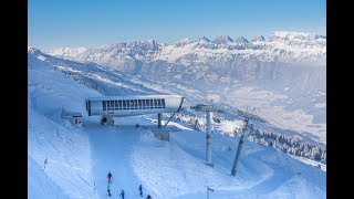 Bartholet Seilbahnen  6er Sesselbahn Pizol Schwammlift [upl. by Drofla]