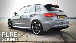 2017 Audi RS3 400hp  pure SOUND [upl. by Htelimay687]