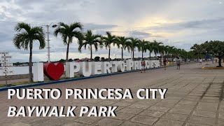 Puerto Princesa City Baywalk morning walk tour [upl. by Zins]